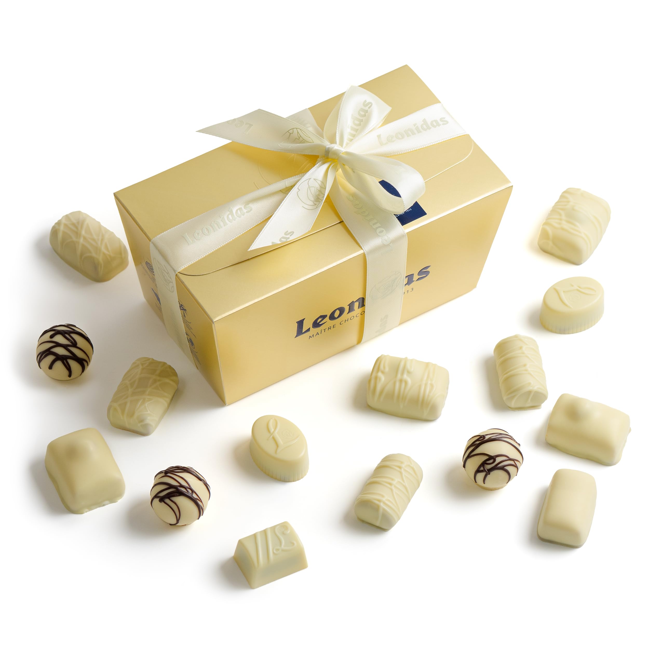 Amazon.com: Leonidas Belgian White Chocolate Gift Box - 30 pcs. (1